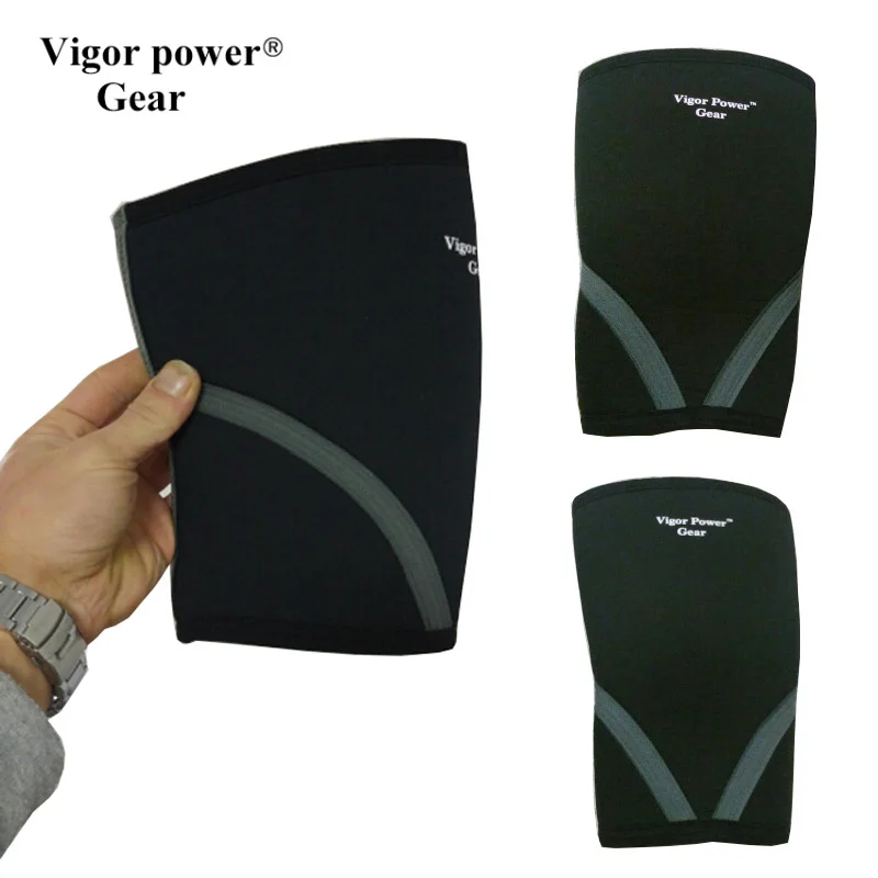 Внешний наколенник для силовых тренировок Vigor Power Gear 5 мм|crossfit knee sleeves|knee sleevevigor power |