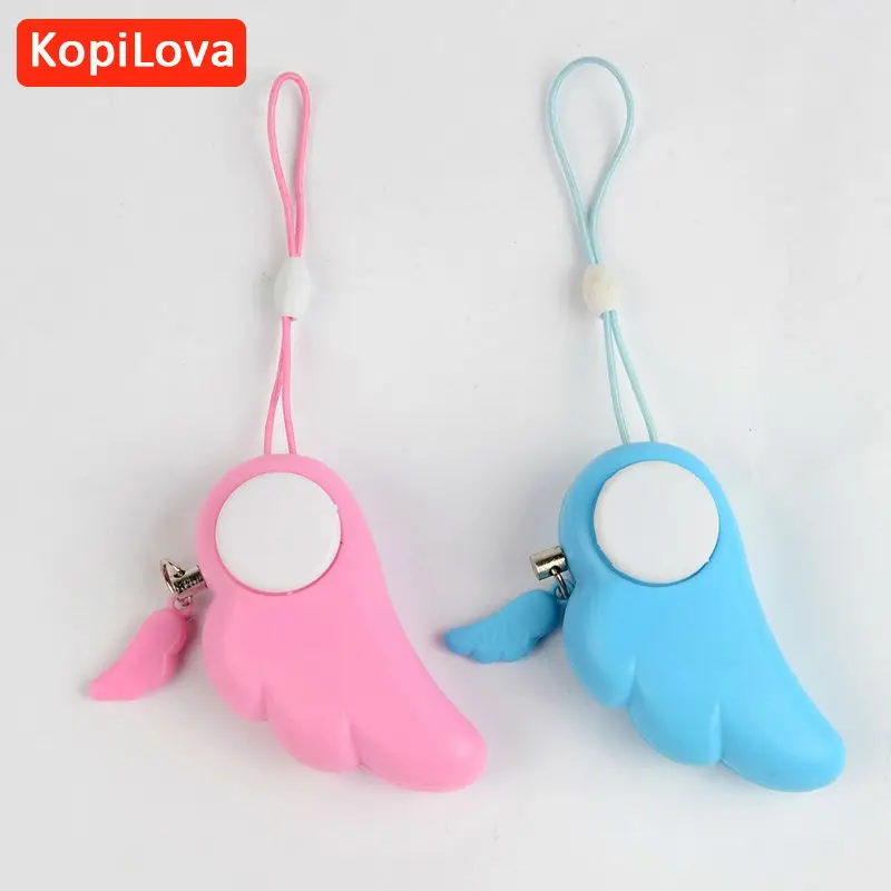 LopiLova 2 pcs Personal Alarm Girl and Women Anti-rob Bell Portable Guard Safety Security Alarm 90dB Self-protection Alarm