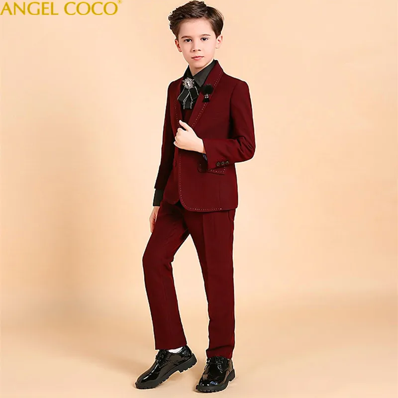 

Handsome Boys Suits For Weddings New Arrival Boys Wedding Suit Formal Suit For Boy Kids Wedding Suits Blazer Boy Garcon 2018