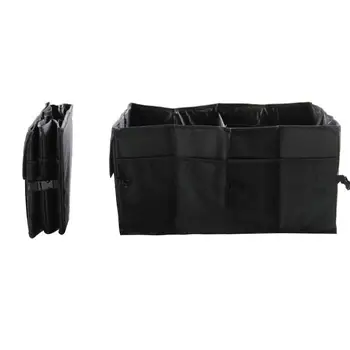 

56X40X26cm Folding Car Trunk Storage Bag Oxford Car Multi-Pocket Organizer Large Capacity Folding Storage Bag Trunk Stowing