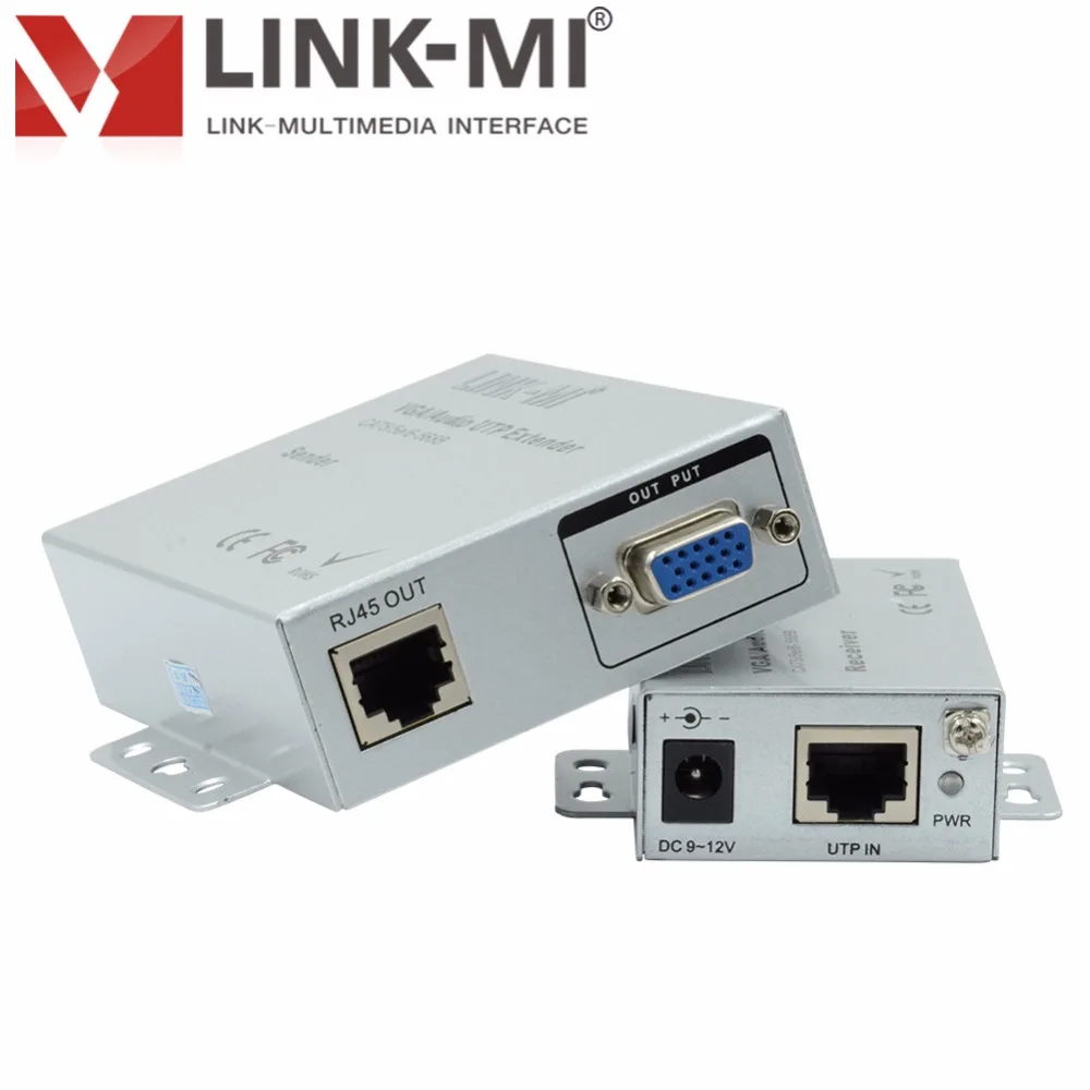 LINK MI 101TRC 100m VGA расширитель передатчик приемник RJ45 UTP сетевой усилитель сигнала