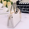 Women PU Handbag with Hanging Ornament Elegant Black Hard Design Top-handle Adjustable Strap Shoulder Bag With High Quality ► Photo 3/6