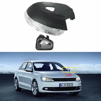 

For VW Jetta 6 MK6 2011 2012 2013 2014 Car-Stying Left Side Rear Mirror LED Turn Signal Indicator Light Lamp With Holes Light