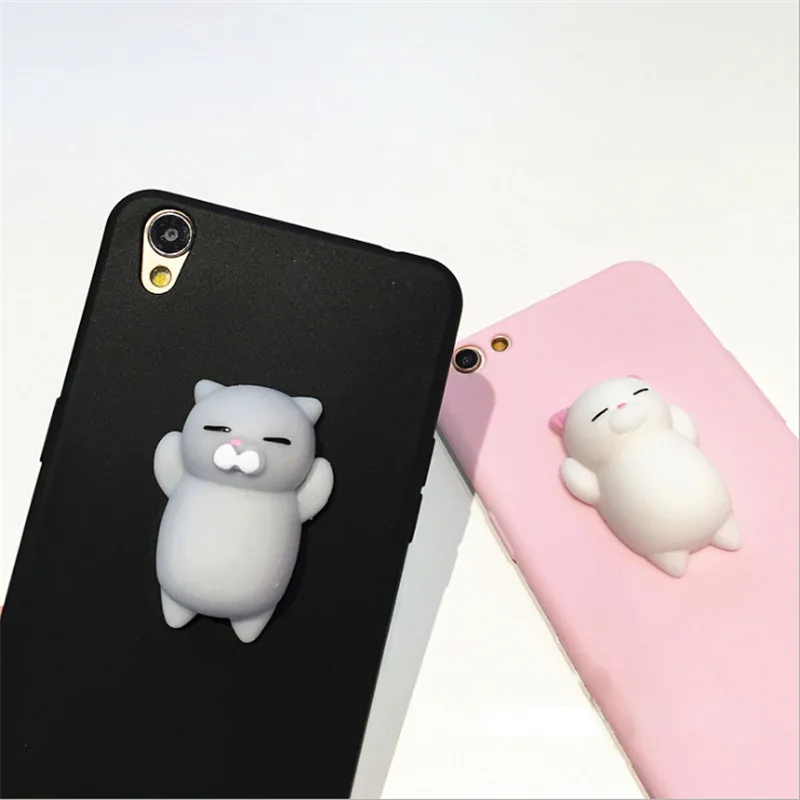 3D Cat Case For Meizu U20 U10 Squishy Lovely Cartoon Soft Cases meilan U 20 10 Cover Coque |