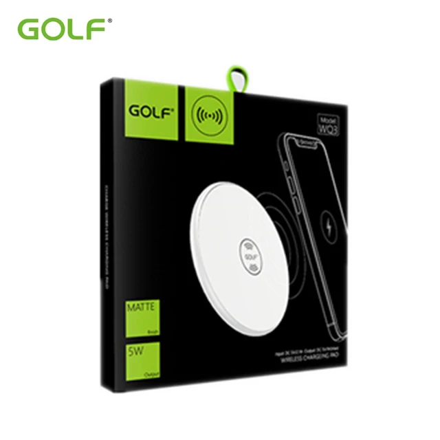 GOLF QI Беспроводное зарядное устройство для iPhone X XS XR 8 Plus samsung S10 S9 S8 Plus S7 S6 Edge Note9 Nexus 6 5 4 Беспроводная зарядная панель - Цвет: White