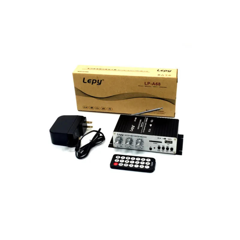 Kaolaohon LPA68USB мини-усилитель 20* 2w12V усилитель для мотоцикла автомобильный усилитель