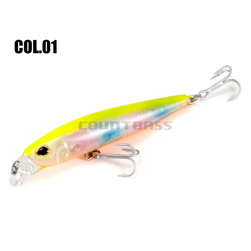 1pc Countbass Wobblers HardBaits 90mm Minnow Jerkbait Shad Angler's Bass Fishing Lures - Цвет: 01