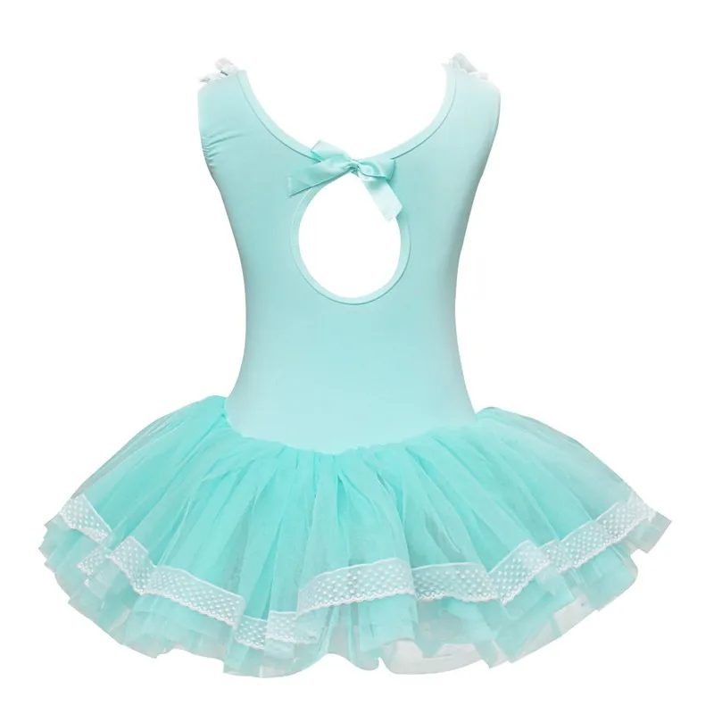 Детское балетное платье-пачка для девочек гимнастический купальник для Танцы танцевальная одежда для балета для девочек; платья-пачки, трико для танцев юбка-платье
