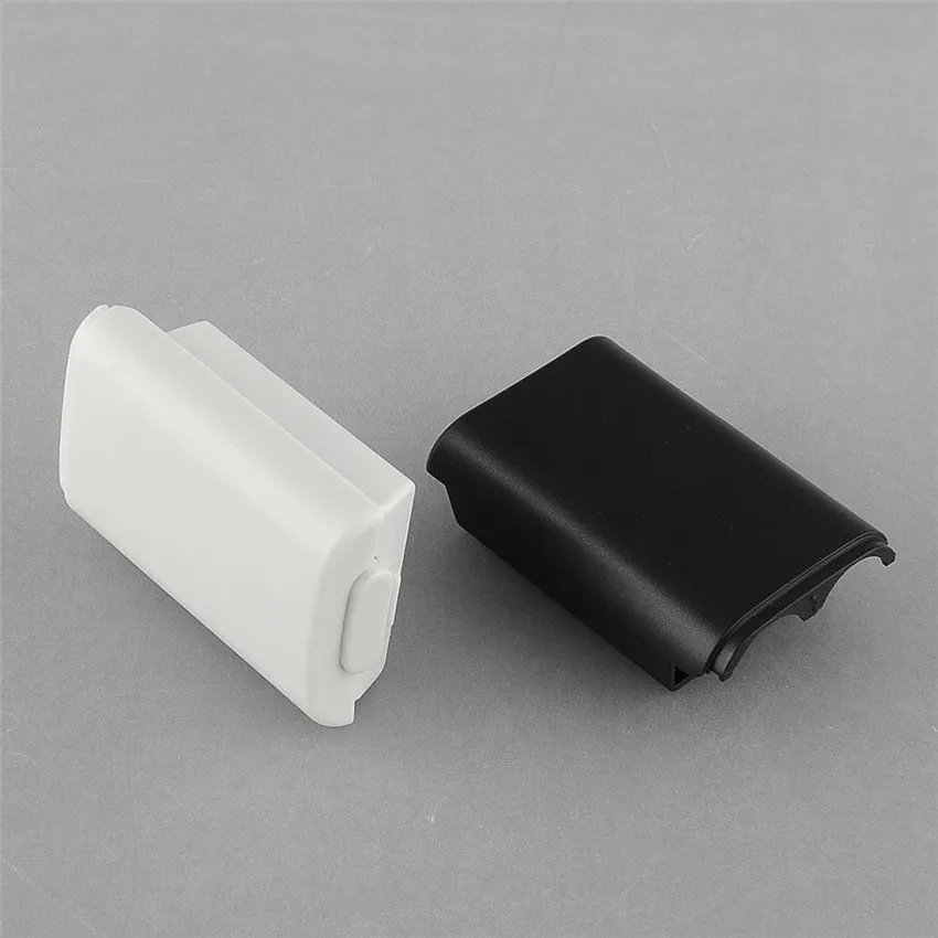 

Replacement Battery Pack Cover Compartment Shell Shield Case Kits for Xbox 360 Wireless Controller Gamepad White/Black