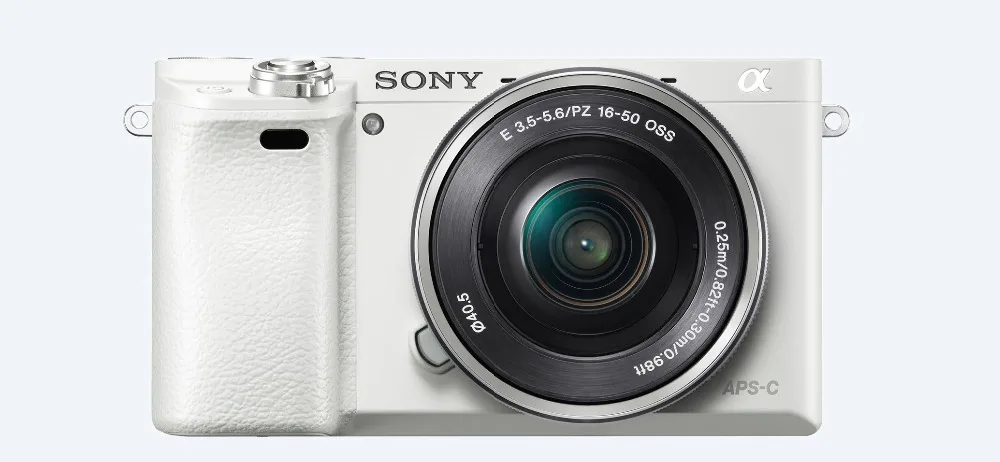 Sony A6000 беззеркальная цифровая камера ILCE-6000L с объективом 16-50 мм-24,3 МП-Full HD видео(Совершенно