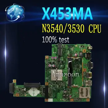 

Amazoon For Asus X453MA X403M F453M Laptop motherboard X453MA N3540/3530 CPU 4 CORES Mainboard test good