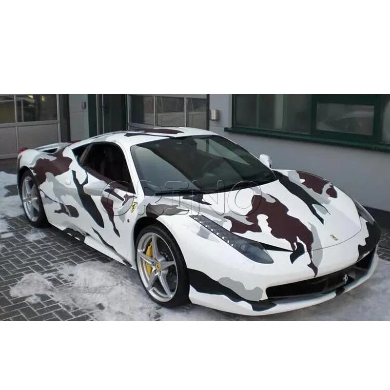 大黒 白 茶色迷彩ビニール車ラップフィルム車車両ラッピングデカールステッカー Wrap Film Car Wrap Filmcar Wrap Aliexpress