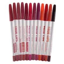 12pcs/set Waterproof Lipliner Pencil Lips Makeup pencils Long-lasting Lip Liner Cosmetics pencils For Women Wholasale