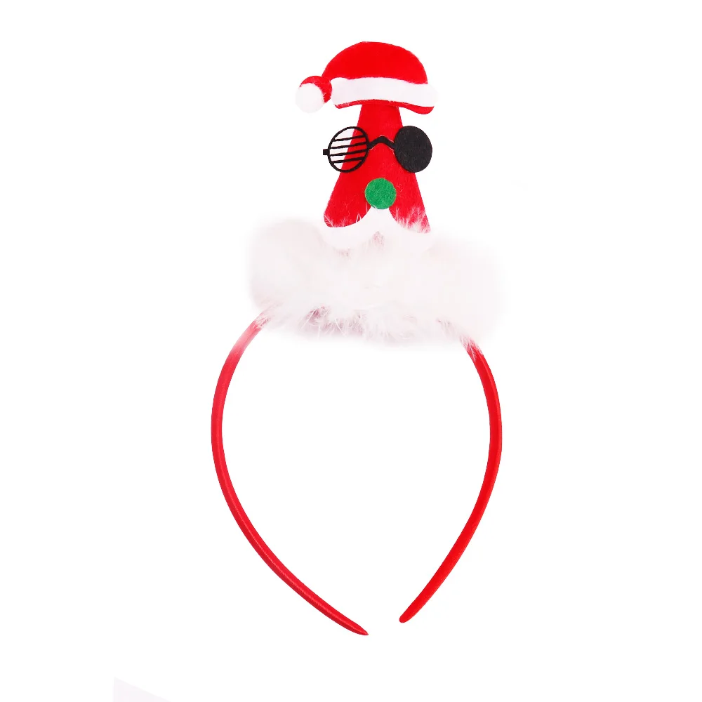 JOJO банты 1 шт. Рождественская повязка на голову Рождественская елка колокольчик с плюшевый помпон повязка для волос для девочек праздничный головной убор наголовный обруч