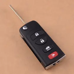 CITALL 4 кнопки вступление дистанционного ключа Shell Чехол Складной флип Keyless Замена для Infiniti G35 I35 350Z Nissan ALTIMA 350Z