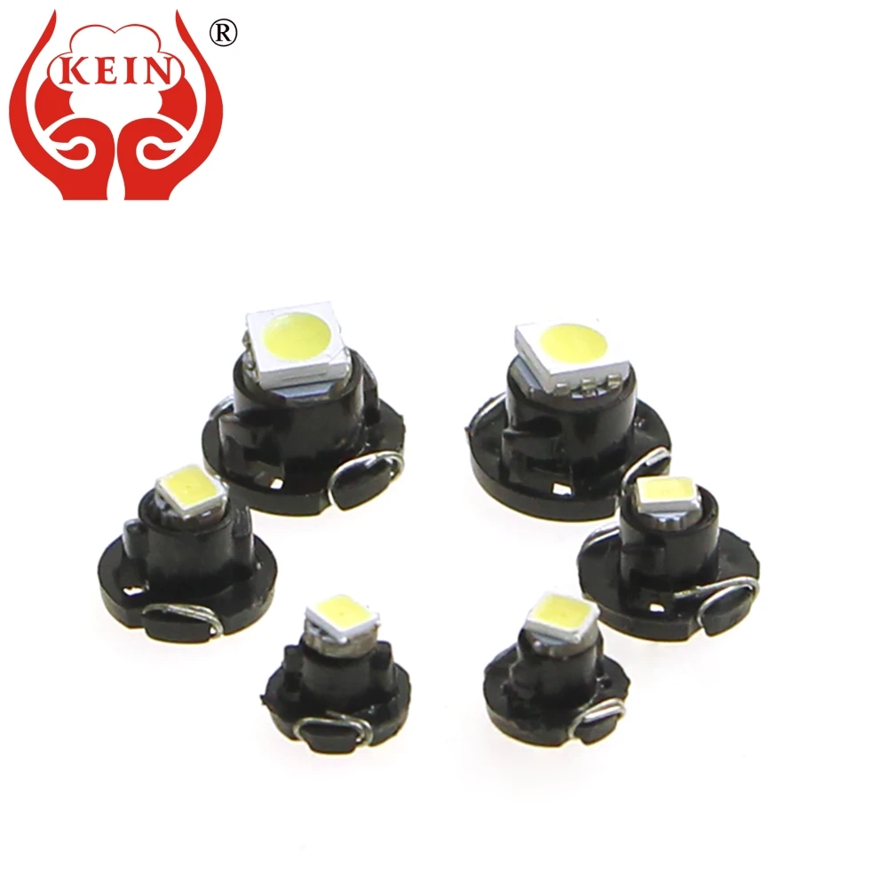 KEIN 100 шт. T3 светодиодный T4.2 T4.7 ные лампы 3528 5050 SMD авто Neo клиновидный кластер