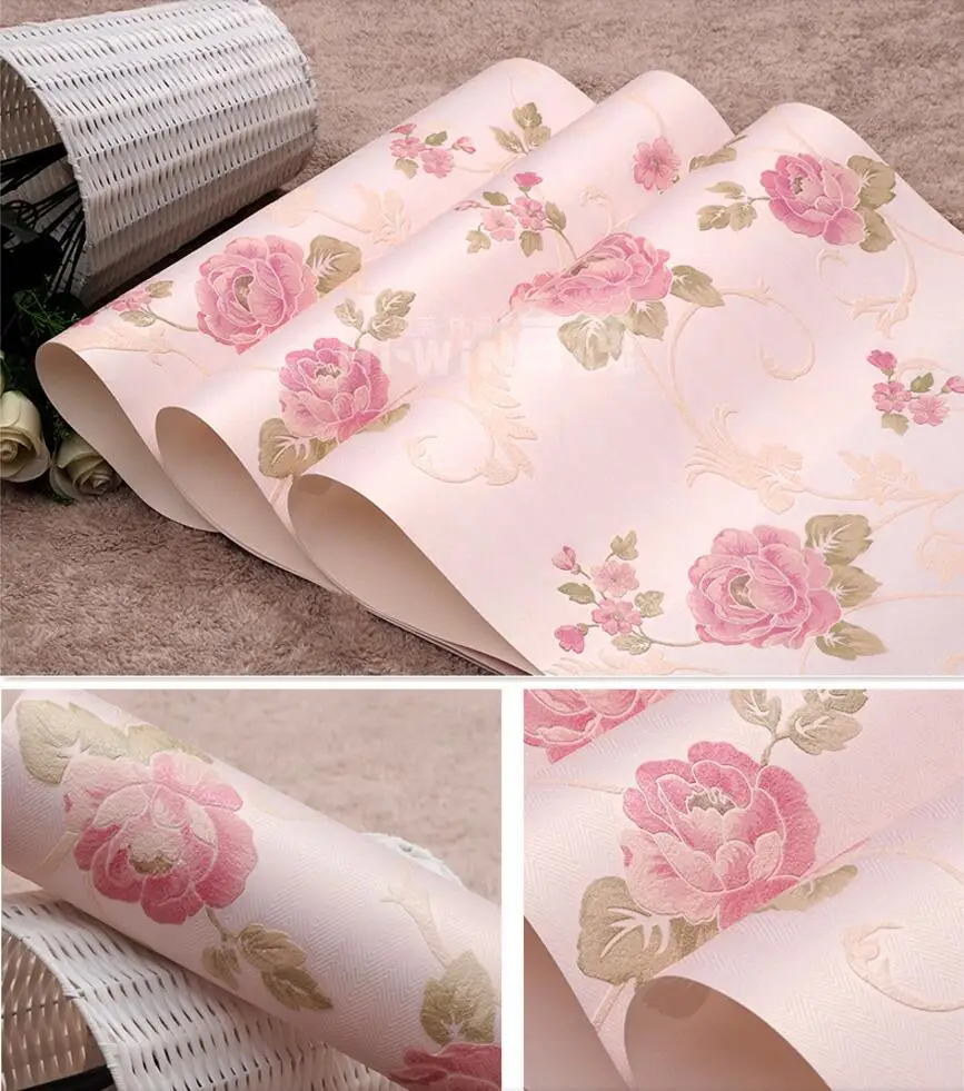 Toko Online Bedroom Wallpaper Romantis Tidur Dinding 3d Tiga