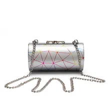 

BXJZHTLRZK 2018 Lady Small Cylinderical Shoulder Bag Party Chain Bag Female Shopping Crossbody Bag