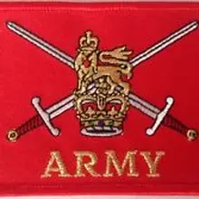 Дешевые индивидуализированные вышитые заплатки значок высокого качества британская вышитая матерчатая нашивка. Железная или нашивка на одежду