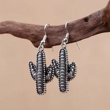 Серьги «кактус» модные популярные серьги-гвоздики женские серьги высокого качества Модные ювелирные изделия женские аксессуары