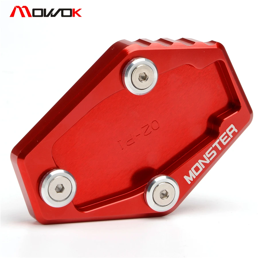 Mowok Интимные аксессуары для Ducati Monster 796 МОНСТР 795 821 1200 S Алюминий подножка сбоку