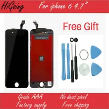 AAA Quality New LCD Display For iPhone 6 Touch Screen Digitizer Assembly for iPhone6 Replacement +Free open tools freeshipping