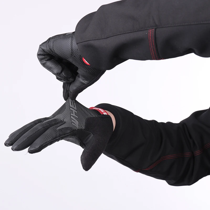 Велосипедные перчатки на полный палец, противоскользящие, лайкра, велосипедные перчатки, сенсорный экран, MTB, шоссейные, велосипедные перчатки, спортивные ударостойкие перчатки