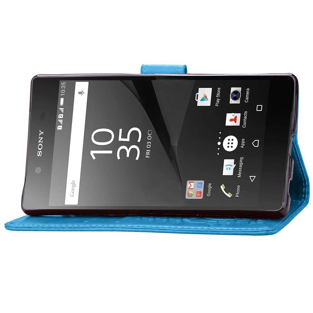 Чехол книжка для Sony Xperia Z5 E6603 E6683 E6653 чехол Кошелек из искусственной кожи Z 5 501SO SOV32 SO
