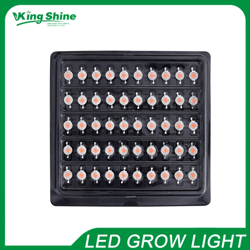 

3W full spectrum led grow chip 400-840nm high power led grow diode with star PCB for indoor vegetables