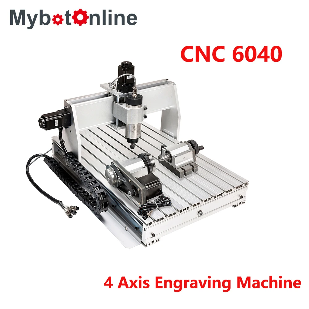 

CNC 6040 800W/1.5KW/2.2KW 4 Axis Engraver Engraving Machine MACH3 CNC Router Machine Support USB Milling Cutting Machine