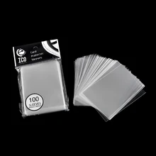 100pcs pack Cards Protector 65 90mm Card Sleeve Magic of Three Kingdom Star Card Transparent Unsealed