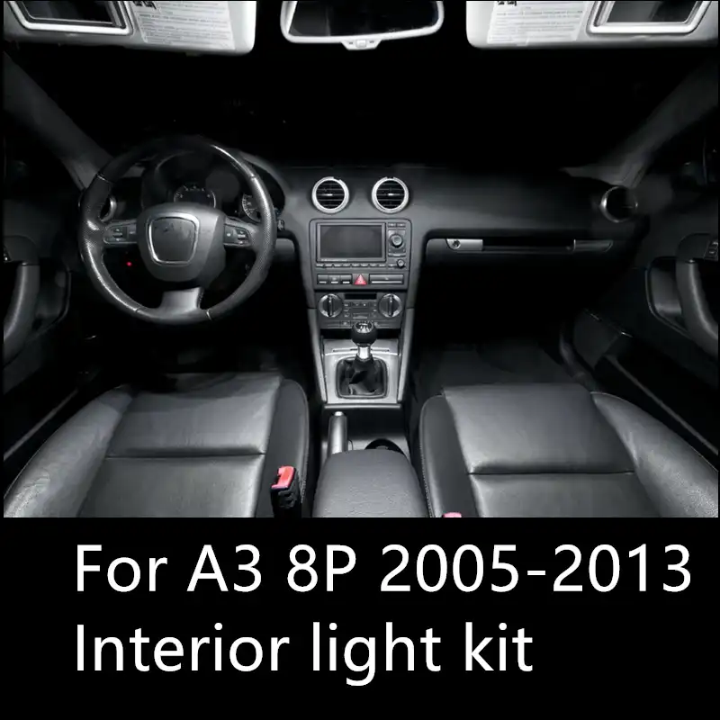 Shinman 12pcs Error Free Car Led Interior Light Kit Package