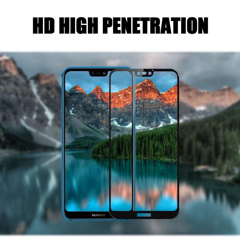 TOMKAS Screen Protector For Huawei P20 Lite Glass Scratch Proof For Huawei P Smart P20 P20 Pro Nova 3E Protective Film Glass