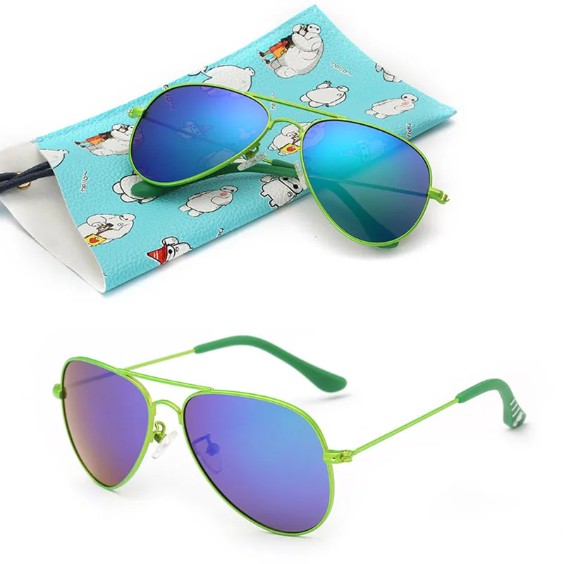 VEGA, поляризованные детские солнцезащитные очки для девочек и мальчиков, солнцезащитные очки для пилотов, детские очки, оправа из сплава, линзы HD Vision 545