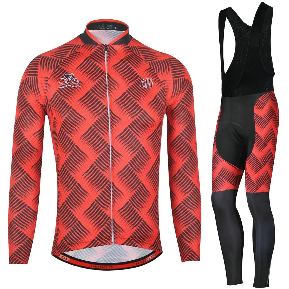 

ZM Thin Fleece Thermal Cycling Clothing Set Winter Sports Wear Suit Male Outdoor Riding Racing Jacket Cycling Sets