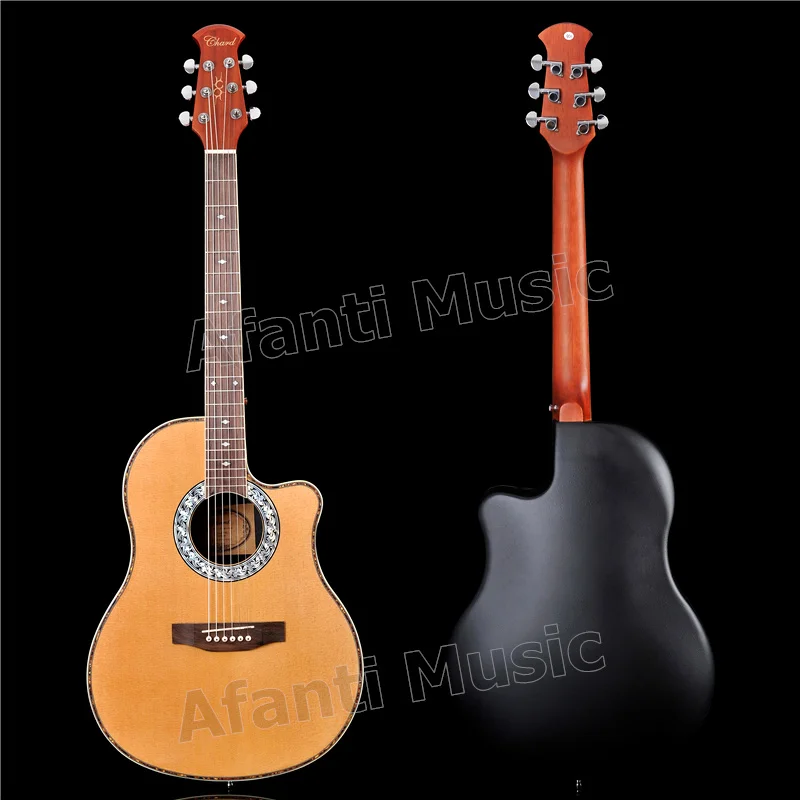 

HOT! Super Roundback/ Carbon Fiber Back & Side Acoustic guitar (ANT-152)
