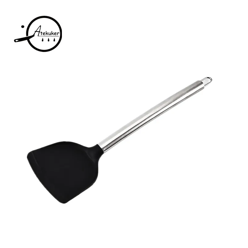 Atekuker 12Pcs Kitchen Utensils Cooking Ladle Spoon Slotted Turner Egg Beater Food Clip Spaghetti Tool Bottle Opener Kitchenware