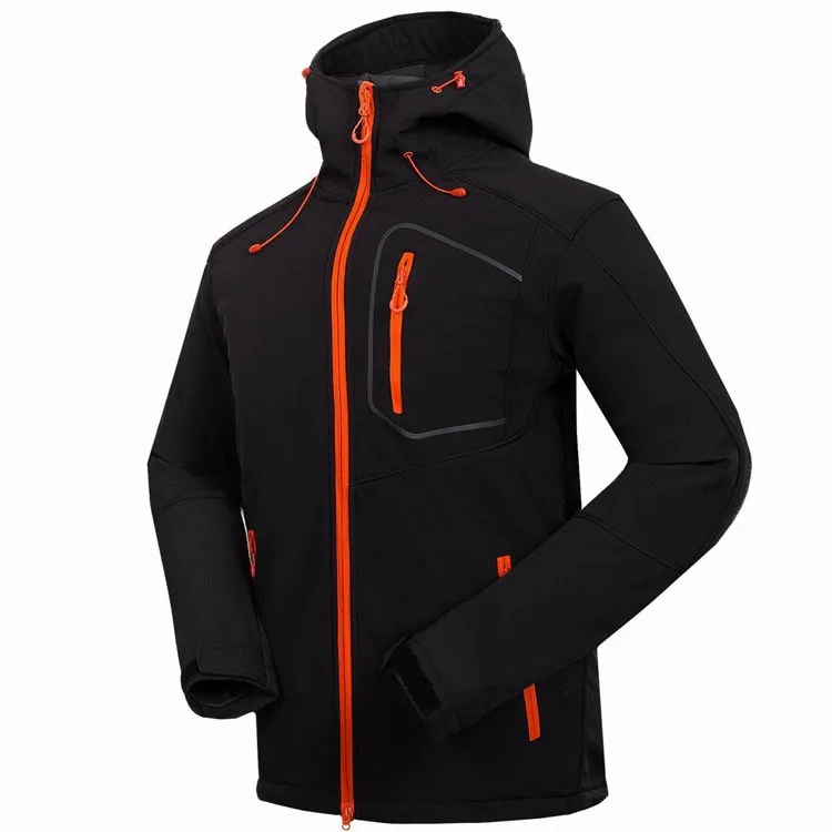 Mountainskin Men's Softshell Jacket Windstopper Waterproof Hiking Jackets Outdoor Thick Winter Coats Trekking Camping Ski RM033 4