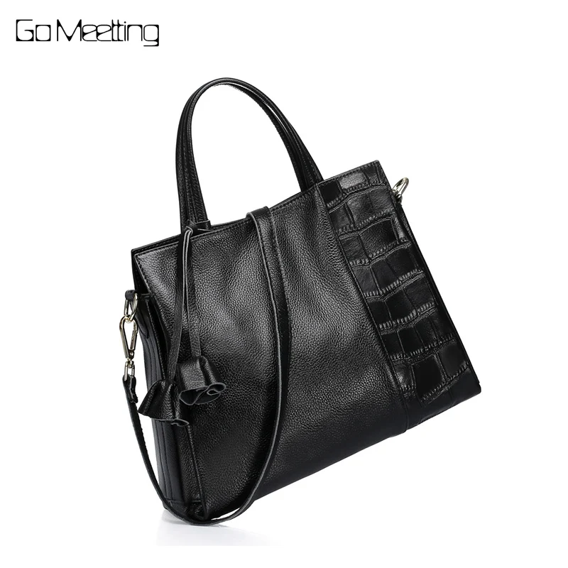 

Go Meetting genuine leather bags for women 2018 luxury handbags women bags designer ladies shoulder messenger bag sac a main
