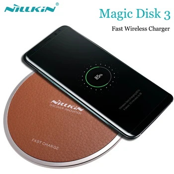 

Nillkin Wireless Charger Pad for Samsung Galaxy S9 S8 S7 Plus Note 9 8 Nilkin Qi Charging Device For iPhone XS MAX XR X 8 7 Plus
