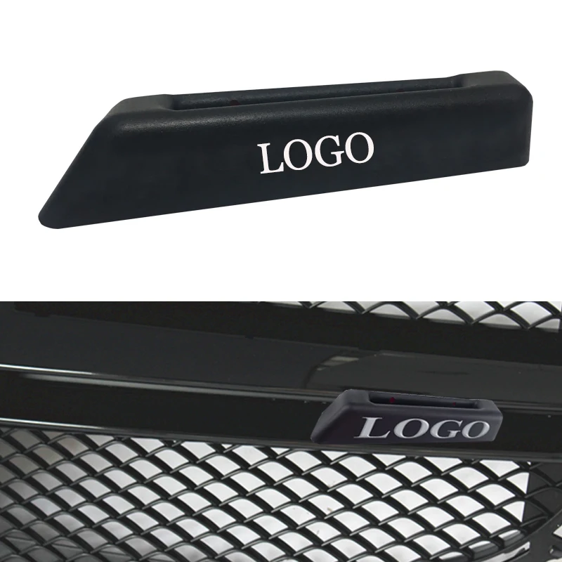 

YANF 2pcs Racing Grille Sticker 3D Metal Sticker Hood Badge Grille Emblem Badge Sticker For Mercedes W212 W210 CLA //// AMG Logo
