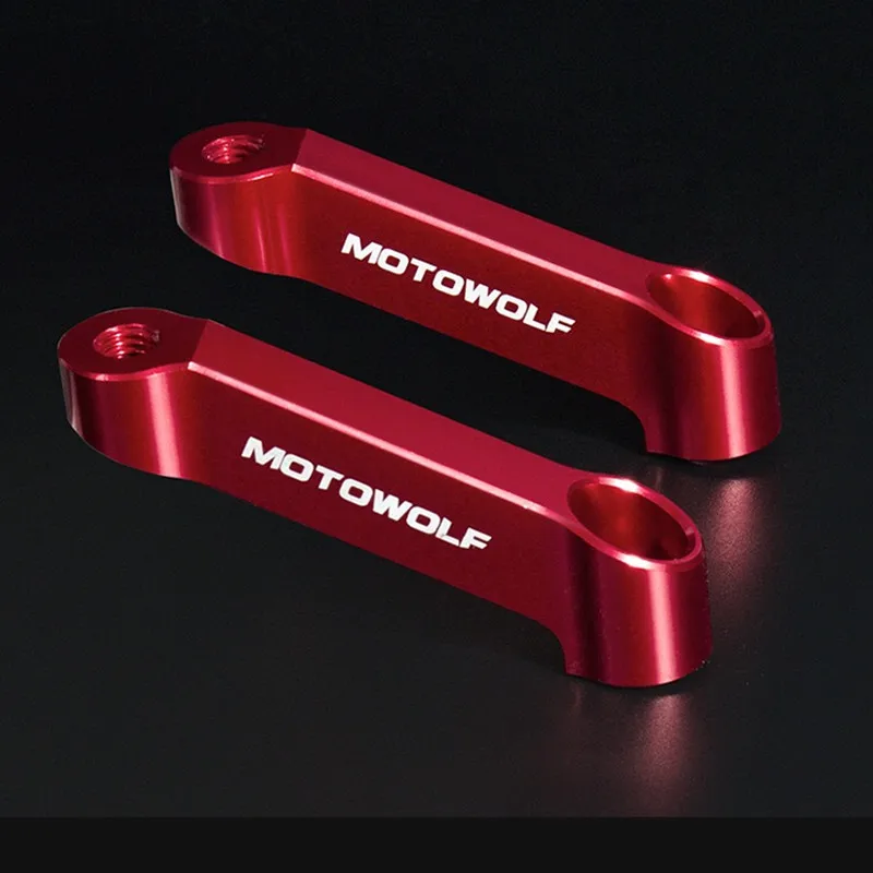 

Motorcycle Rearview Mirror Extension Mount Bracket Holder Universal 8/10mm Motorbike Rear view Mirror Extension Bracket Holder