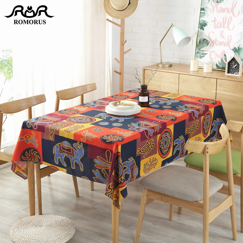 الكلاسيكية مايا الوطنية نمط مفرش طاولة الملونة المطبوعة بوهو الجدول غطاء لينة القطن الكتان البوهيمي سماط للمنزل ديكور الكلاسيكية مايا الوطنية نمط مفرش طاولة الملونة المطبوعة بوهو الجدول غطاء لينة القطن الكتان البوهيمي سماط للمنزل ديكور