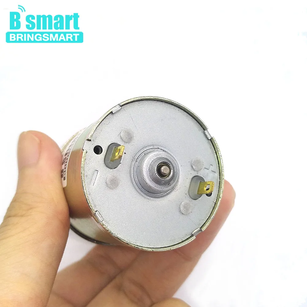 Bringsmart 37GB520 24V Микро Мотор 12V DC с высоким крутящим моментом MetalGear контроль скорости Реверсивный для дверного замка DIY