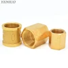 Brass Copper Hose Pipe Fitting Hex Coupling Coupler Fast Connetor Female Thread 1/8