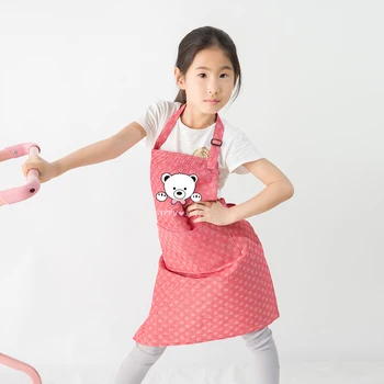 

Kindergarten apron three-piece suit children's chef clothes performance clothing baking clothes apron