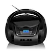 Портативный стерео-проигрыватель LONPOO с Bluetooth, FM-радио, Aux, динамиком, светодиодным дисплеем, CD-проигрывателем, USB-разъемом для наушников, бумб... ► Фото 3/6