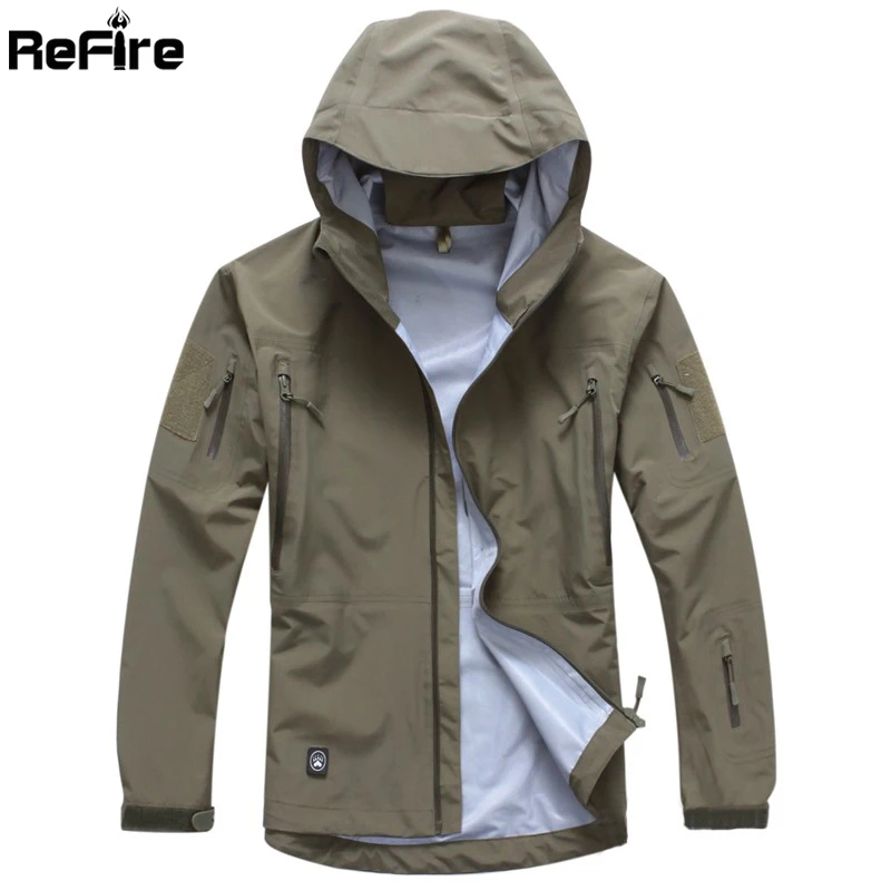 Raptor Gear V6.0 Waterproof Hiking Jacket Men Military Army Camouflage ...