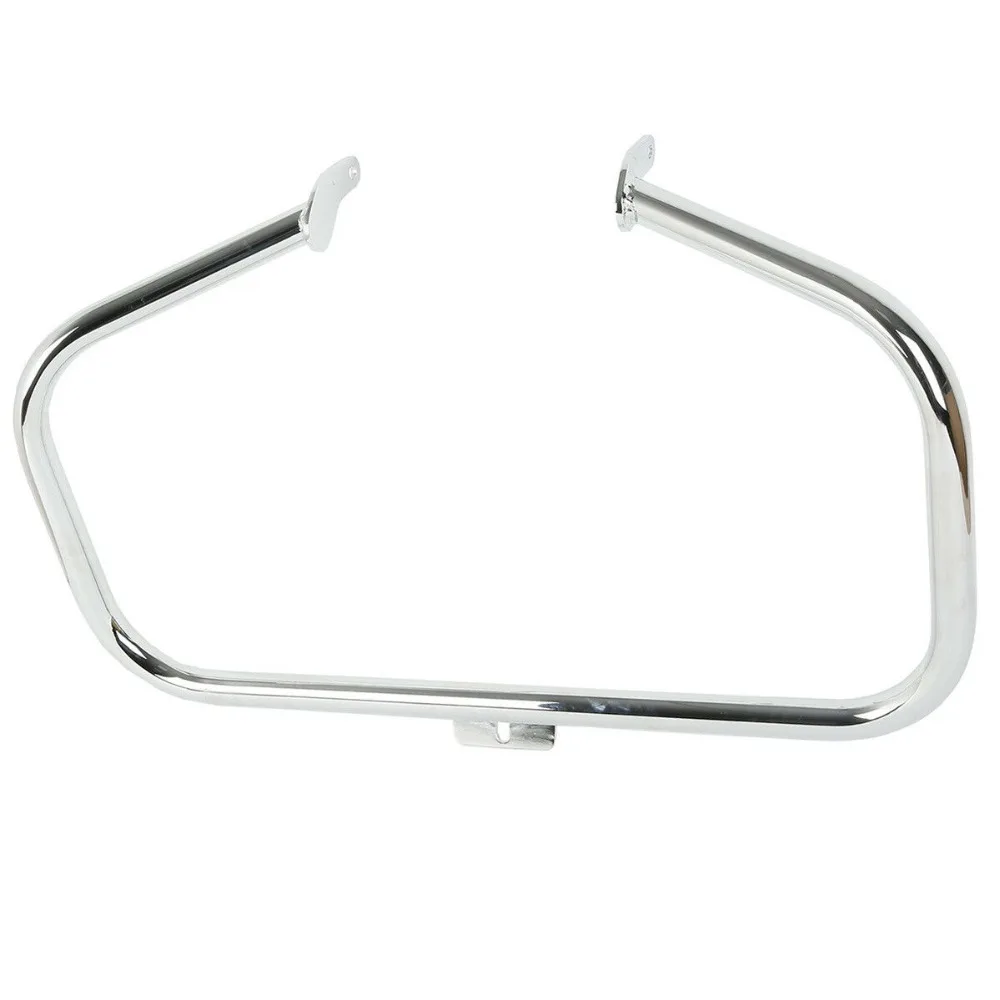 Хромированная защита двигателя Highway Crash Bar для Harley Heritage Softail Fat Boy Lo FLSTFB 00-17