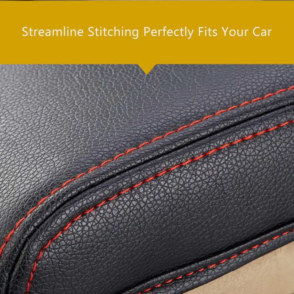 1 шт. Водонепроницаемый автомобиля кожаная куртка подлокотник коробка защитный кожаный чехол для VW Golf 7 MK7 2013- легко чистить